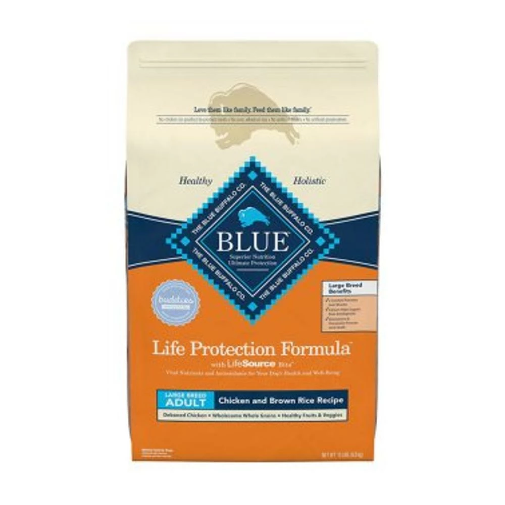Blue Buffalo Life Protection Formula Chicken Brown Rice Recipe Large Breed Adult Dog Food 15 Lbs | 859610000364 3 Blue Buffalo Life Protection Formula Chicken Brown Rice Recipe Large Breed Adult Dog Food 15 Lbs | 859610000364