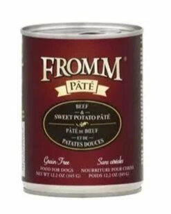 Fromm PATE GF BEEF SWEET POTATO Dog Cans 12/12.2 Oz. CASE 11915 072705119141 | 072705119158