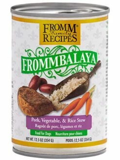 Frommbalaya PORK VEGETABLE RICE Stew Dog Cans 12/12.5 Oz. CASE 13207 072705 | 072705132072