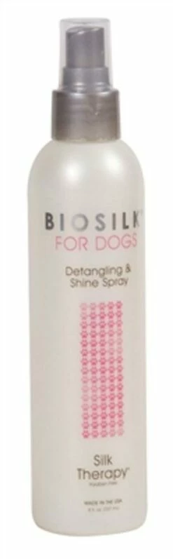 BioSilk For Dogs Detangling And Shine Spray For Dogs, 8 Ounces | 742797771786