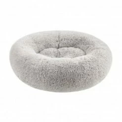 PCR Dog Bed Donut Fur 30 Inch Gray | 784099025532