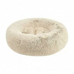 PCR Dog Bed Donut Fur 30 Inch Tan | 784099025556