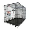 Petcrest Double Door Dog Crate Black Color 24x18x19 Inches | 784099025105 1 Petcrest Double Door Dog Crate Black Color 24x18x19 Inches | 784099025105 -Pollyspets Store 1896 default s