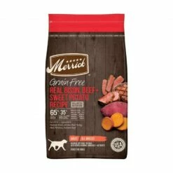Merrick Grain Free Real Bison, Beef Sweet Potato Recipe Dog Food 4 Lbs | 022808384960