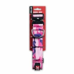 Boss Dog Tactical Collar Large Pink Camo 1.5 Inch | 850010391946
