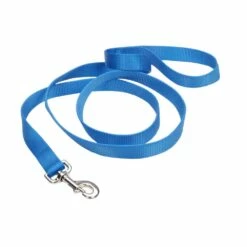 Coastal Double-Ply Dog Leash 1 Inch, 4ft Light Blue | 076484780400