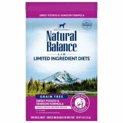 Natural Balance Pet Foods L.I.D. Adult Dry Dog Food Sweet Potato Venison 4 Lb | 723633429818