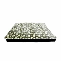 Rover Rest OrthoLux Bella Orthopedic Mattress Dog Bed Linear Paw Grey 45 X 36 | 086268076285