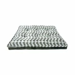 Rover Rest OrthoLux Bella Orthopedic Mattress Dog Bed Zig Zag Bone Charcoal 40 X 30 X 7 Inch | 086268076773