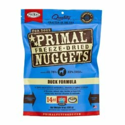 Primal Freeze Dried Raw Duck Formula Dog Nuggets 14 Oz | 895135000977