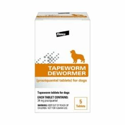 Bayer Tapeworm Dewormer Praziquantel Tablets For Dog 5 Count | 724089113443