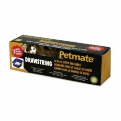 Petmate Hi-Back Litter Pan Liners For Cat 12 Count Large Clear | 029695290404