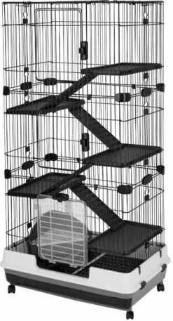 39 Inchx26 Inchx60 Inch DELUXE 6 Level Small Animal Cage | 644472003246