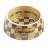 Checker Chewy Vuiton Bowl | 857407008906 2 Checker Chewy Vuiton Bowl | 857407008906 -Pollyspets Store 4934 default s