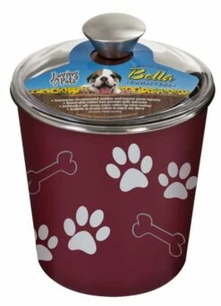 Loving Pets Treat Canister Merlot | 842982074804