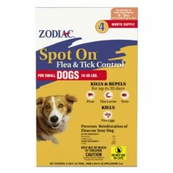 Zodiac Spot On Flea Tick Control Small Dogs 16-30 Lb, 4 Pk | 041535770105