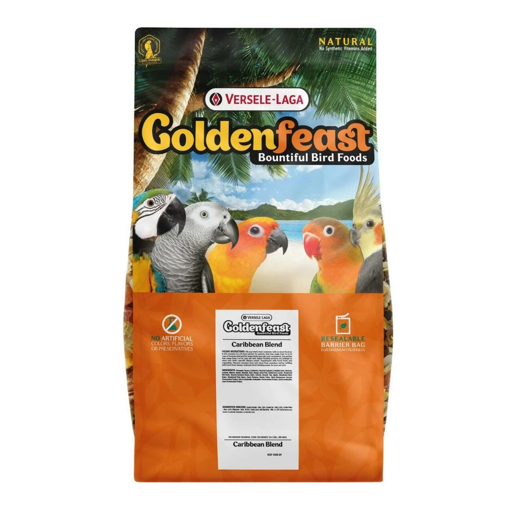 Versele-Laga Goldenfeast Caribbean Blend 17.5lb | 046706822478 3 Versele-Laga Goldenfeast Caribbean Blend 17.5lb | 046706822478