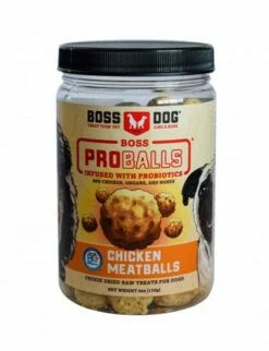 Boss Dog Proballs Freeze Dried Raw Chicken Meatballs Dog Treat 6 Oz | 850010391106