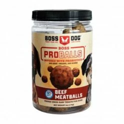 Boss Dog Proballs Freeze Dried Raw Beef Meatballs Dog Treat 6 Oz | 850010391090