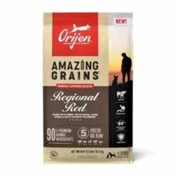 Orijen Amazing Grains Regional Red Recipe Dry Dog Food 4lbs | 064992720391
