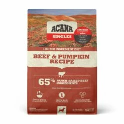 Acana Singles Limited Ingredient Diet Beef Pumpkin Recipe Dog Food 4.5 Lbs | 064992714031